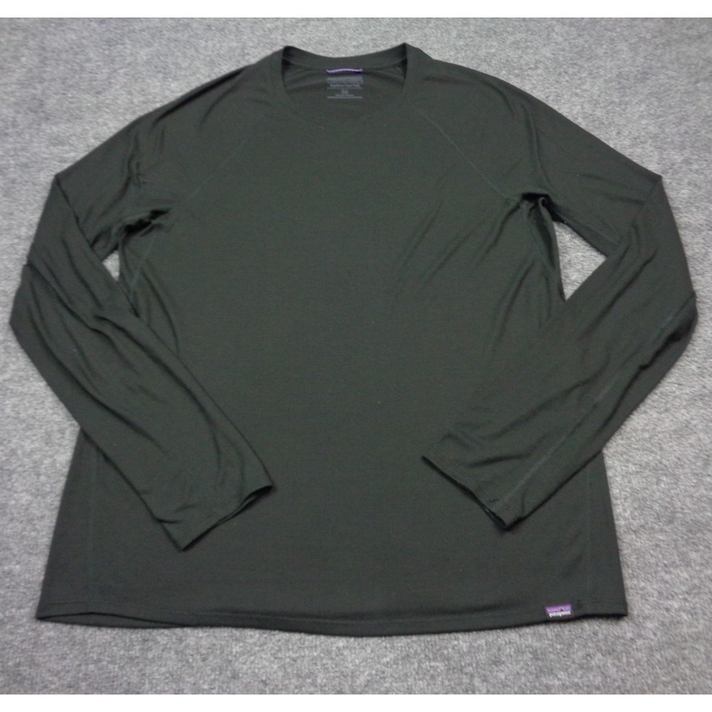 Patagonia Shirt Adult M Black Capilene Cool Daily Hiking Outdoor Trail Men
